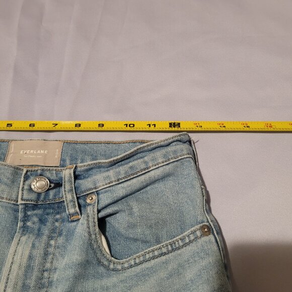 Everlane The Cheeky Jean Crop Size 26 Light Wash - Picture 8 of 10